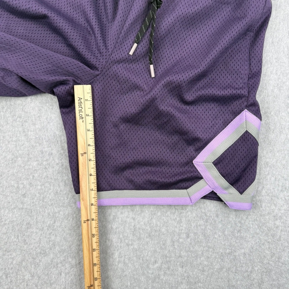 Legends Shorts Mens Large Purple Mesh Lined Athletic Basketball Gym Activewear - Picture 9 of 11